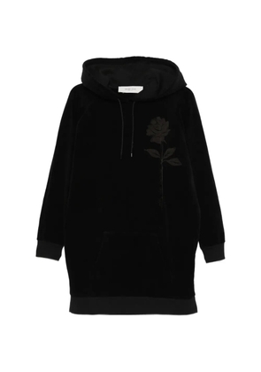 Golden Goose rose hooded mini dress - Black