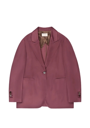 Montedoro satin blazer - Purple