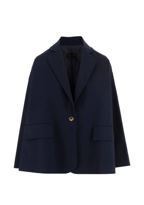 F.It flap-pocket single-button blazer - Blue