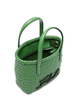 Karl Lagerfeld braided tote bag - Green