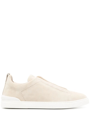 Zegna Triple Stitch suede sneakers - Neutrals
