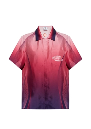 Casablanca gradient-effect polo shirt - Pink