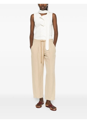 ISABEL MARANT Sharony drawstring trousers - Neutrals