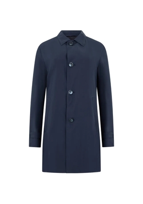 Herno button-front single-breasted coat - Blue