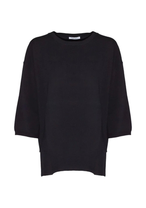 Kangra drop-shoulder sweater - Black