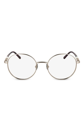 Lacoste round-frame glasses - Gold