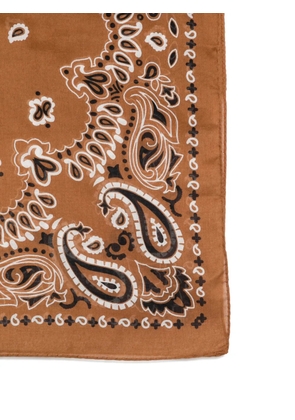 Destin paisley-print bandana scarf - Brown