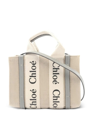 Chloé Pre-Owned 2010s mini Woody two-way tote bag - Neutrals
