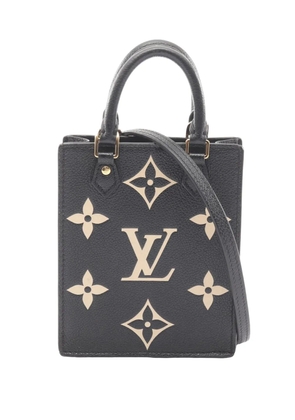 Louis Vuitton Pre-Owned 2021-2026 Bicolor Monogram Empreinte Petit Sac Plat satchel - Black