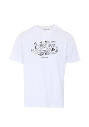 Edmmond Studios Scalextric graphic-print crew-neck T-shirt - White