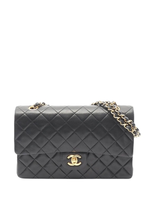 CHANEL Pre-Owned 1986-1988 Medium Classic Lambskin Double Flap shoulder bag - Black
