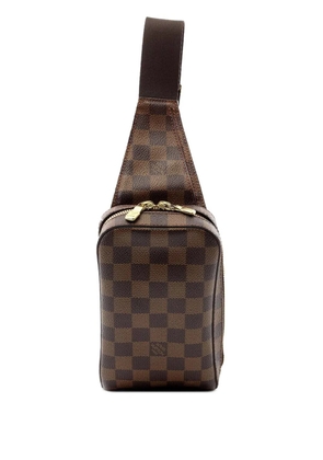 Louis Vuitton Pre-Owned 2004 Damier Ebene Geronimos crossbody bag - Brown