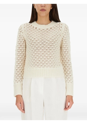 Fabiana Filippi perforated sweater - Neutrals