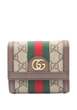 Gucci Pre-Owned 2010s Ophidia trifold wallet - Brown