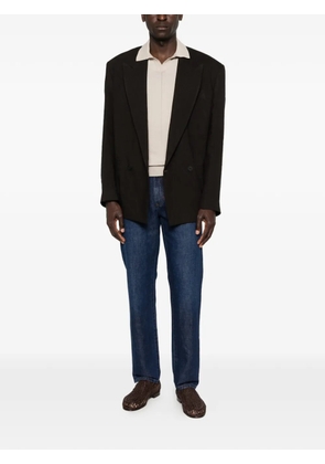 Gran Sasso polo-collar T-shirt - Neutrals