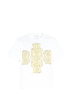 Barrie cropped logo t-shirt - White