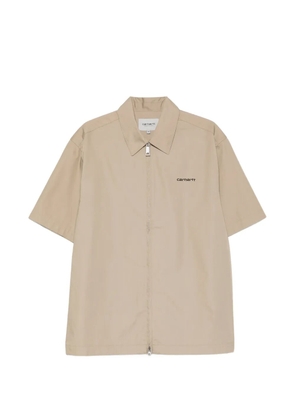 Carhartt WIP Postal zip-up shirt - Neutrals
