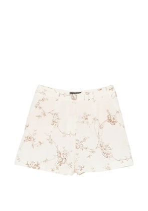 Seventy floral-print shorts - Neutrals