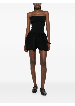 CFCL strapless flared playsuit - Black