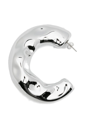 Essentiel Antwerp sculpted hoop earrings - Silver