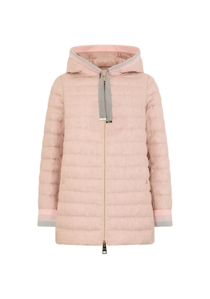 Herno hooded quilted jacket - Pink