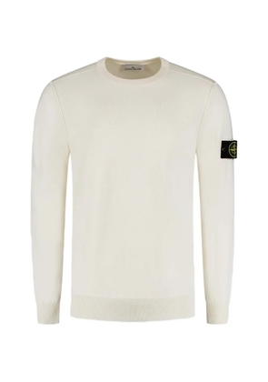 Stone Island patch-detail crewneck sweater - Neutrals