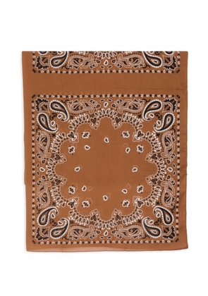 Destin paisley scarf - Brown