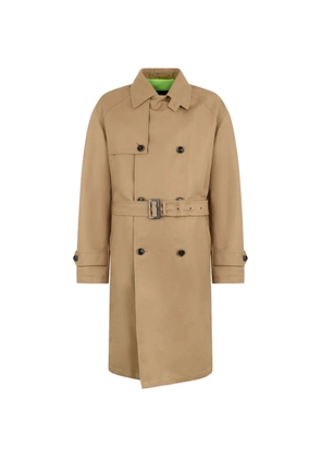 Herno double-breasted belted trench coat - Neutrals