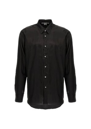 Comme des Garçons Homme button-down long-sleeved shirt - Black