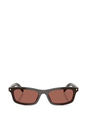 Prada Eyewear studded sunglasses - Brown