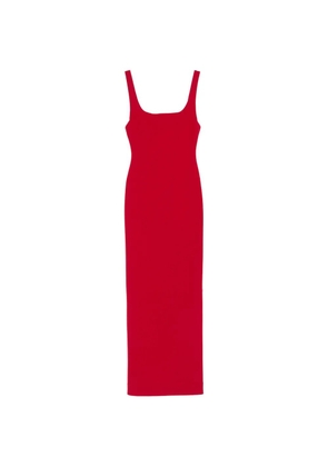 Solace London Aneila square-neck maxi dress - Red