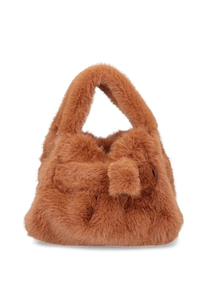 Boyy Square Scrunchy Soft bucket bag - Brown