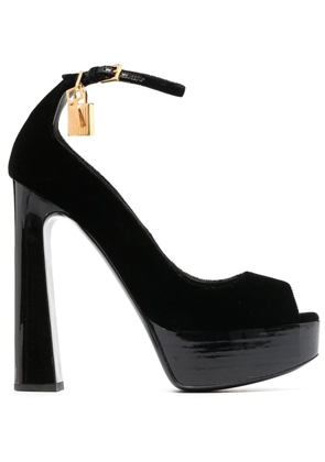TOM FORD platform 145mm sandals - Black