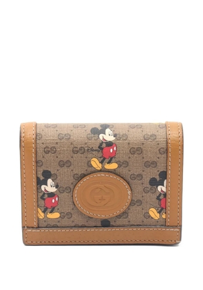 Gucci Pre-Owned x Disney Mickey Mouse bi-fold wallet - Neutrals