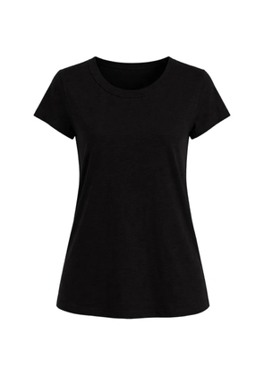 Velvet City Slub crew-neck T-shirt - Black