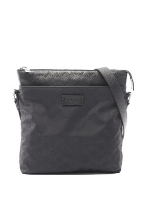 Gucci Pre-Owned 2010s GG-pattern shoulder bag - Black