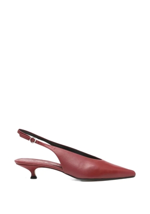 Aeyde slingback pointed pumps - Red