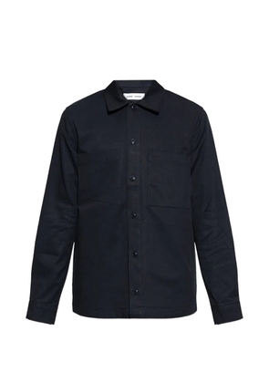 SAMSOE SAMSOE Sataka button-up shirt jacket - Blue