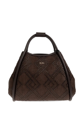 Max Mara small Marine tote bag - Brown