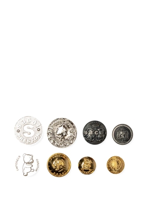 sacai brass pins (set of eight) - Gold