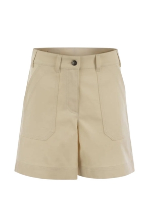Moncler belt-loops shorts - Neutrals
