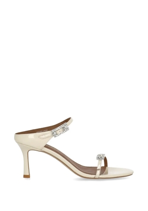 Kurt Geiger London rhinestone-embellished buckle sandals - Neutrals