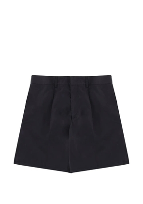 Emporio Armani belt-loops pleated shorts - Blue
