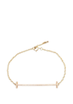 Tiffany & Co. Pre-Owned 2010s T Smile diamond bracelet - Pink