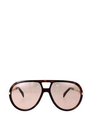 Eyewear by David Beckham pilot-frame sunglasses - Brown
