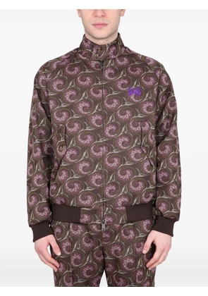 Baracuta x Needles G9 patterned zip-up jacket - Red