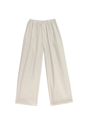 Baserange striped elasticated trousers - Neutrals