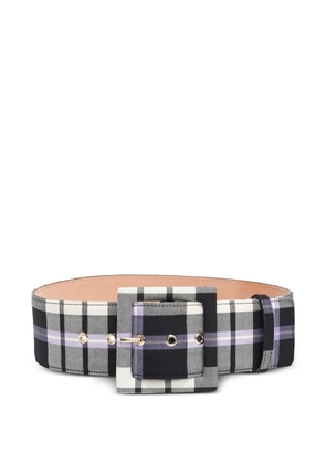 Carolina Herrera plaid Icon belt - Black