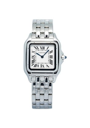Cartier Panther 31mm square watch - White