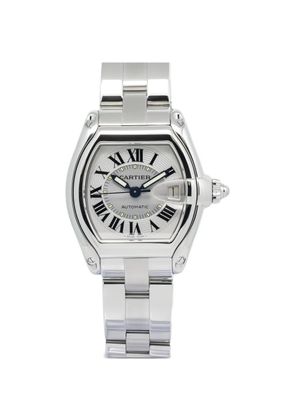 Cartier Roadster 37mm silver watch